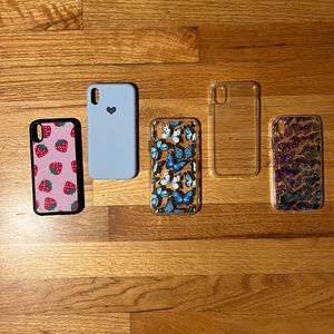 5 Pack of iPhone XR Phone Cases (NWT)